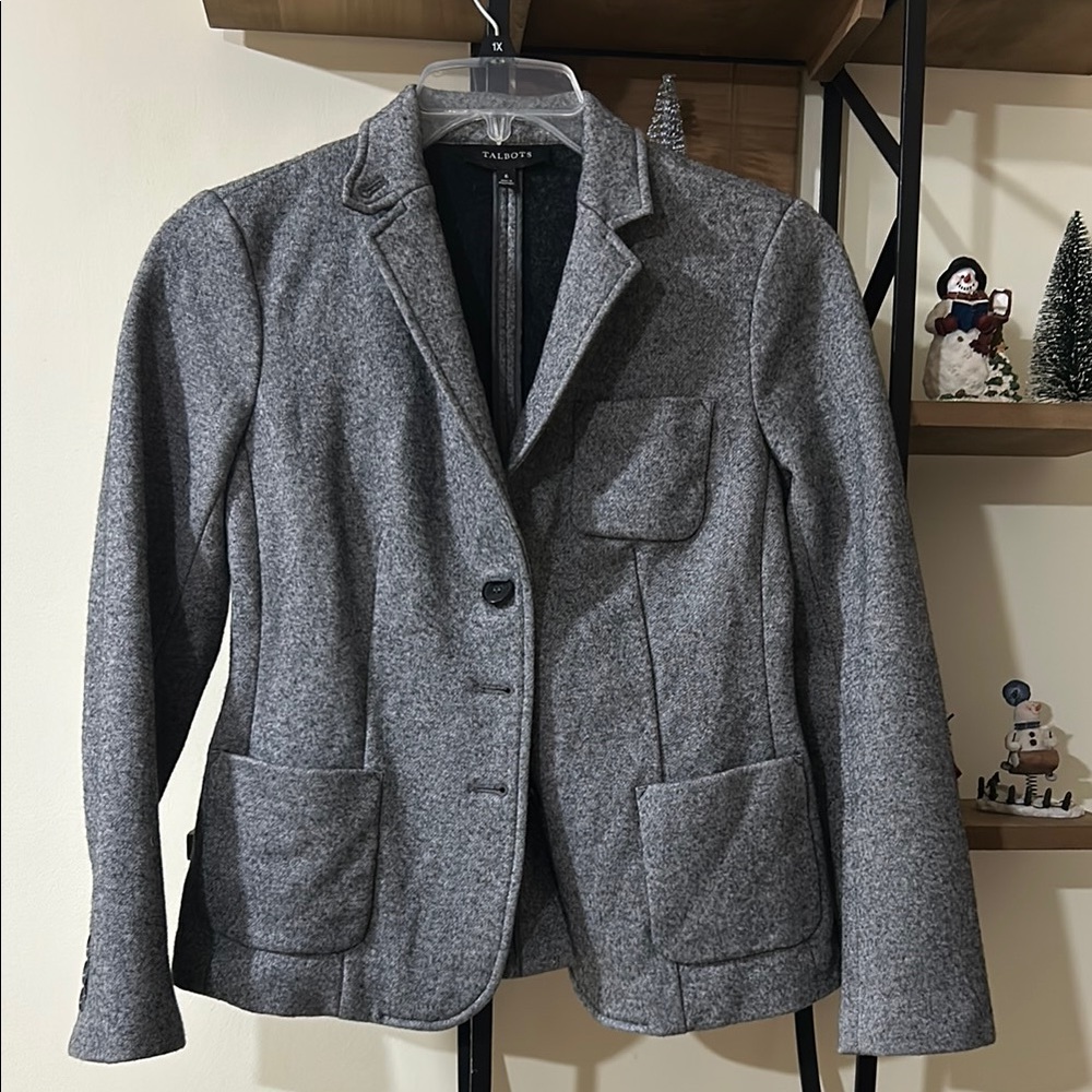 🔥Talbots Gray Blazer